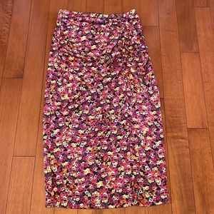 Zara floral skirt